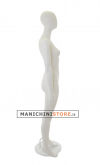 Noleggio 1 manichino donna testa uovo White Plastic