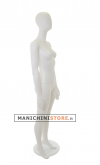 Noleggio 1 manichino donna testa uovo White Plastic