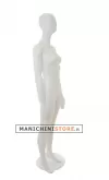 Noleggio 1 manichino donna testa uovo White Plastic