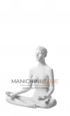 Manichino sportivo donna dalla testa scolpita - Yoga 2